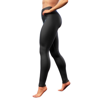 Women Fashion Casual Skinny Pants Shiny leather front and back V-waist leggings Leather trousers 5
