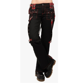 Ladies Cargo Pants High Waist Black Streetwear Vintage Punk Goth Pants Women Summer Pants Casual Long Trousers joggers 1