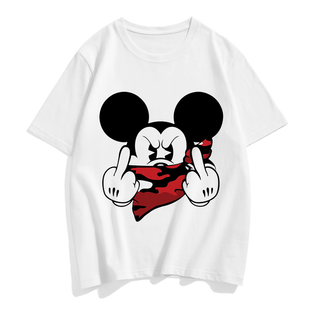 Plus Size T Shirt Women Disney Minnie Mouse 2021 New Cartoon Top Graphic Tees Funny Harajuku T-shirt Female For Woman Clothing 1