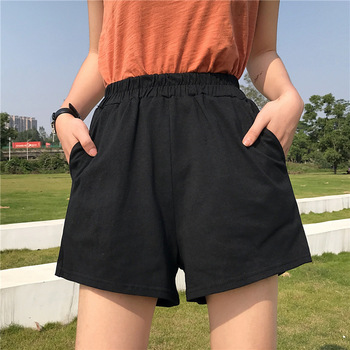 Women Shorts Black 2020 Summer Fashion NEW Casual Clothes Solid color egan Hip hop punk Pocket dropshipping harajuku vintage 1