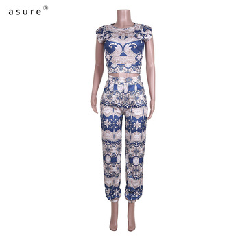 Tracksuit Women Sexy Club Outfit Jogging Full Female Sportswear Office Suit Crop Top And Pant Two Piece Set Home Clothes JZH8041 5