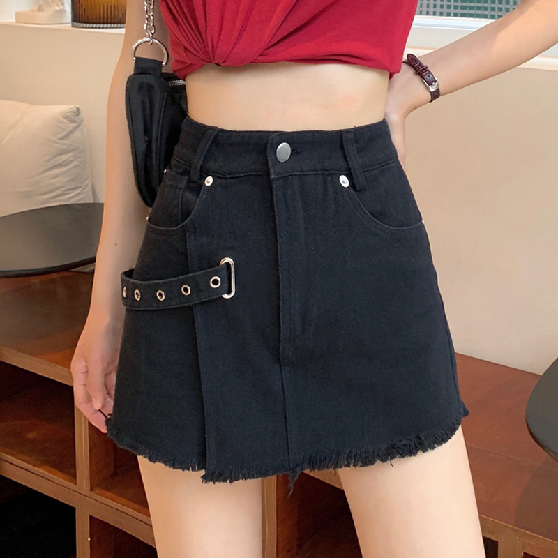 Chic Summer Denim Shorts Skirt Women Streetwear High Waist Jeans Shorts Plus size woman Shorts Sexy shorts femme short mujer 1