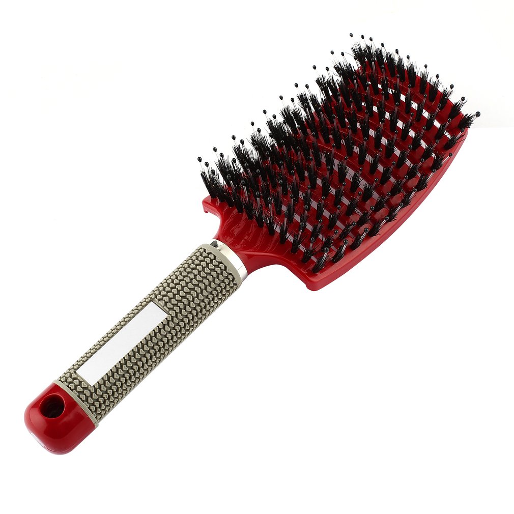 Pro Women Hair Scalp Massage Comb Bristle & Nylon Hairbrush Wet Curly Detangle Hair Brush for Salon Hairdressing Styling Tools 1