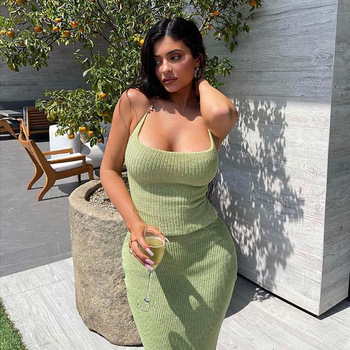 XLLAIS Fall Ribbed Knitted Dress Sets Sexy Backless Crop Top And Skirt Suit Fashion Solid Bodycon 2 Piece Ourfits For Women 2