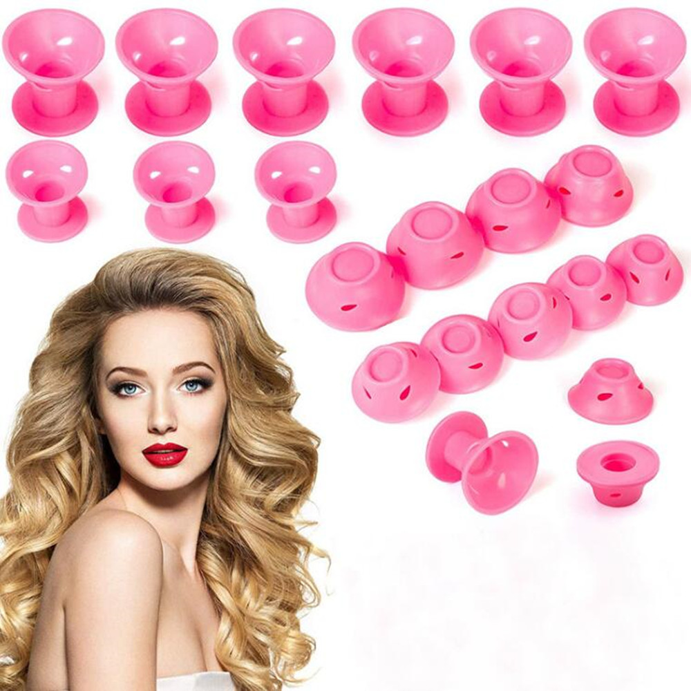10pcs Magic Hair Curler Heatless Hair Rollers Curlers Soft Silicone Hairstyle Roller Wave Formers DIY Curling Hair Styling Tools 1