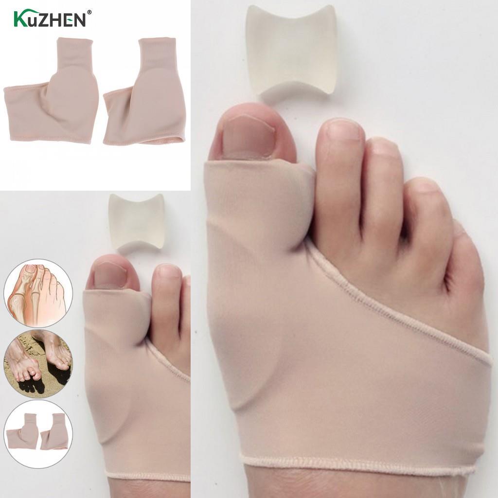 1 Pair Bunion Corrector Gel Pad Stretch Nylon Hallux Valgus Protector Guard Toe Separator Orthopedic Protector New Hot 1