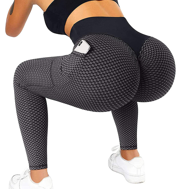 Sexy Tik Tok Leggings With Pocket Push Up Women Sports Tights High Waist Butt Lift Workout Pants Fitness Leggings Gym Clothing 1