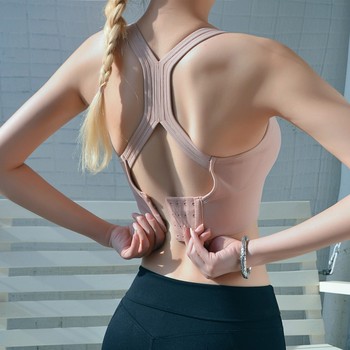 Women Push Up Seamless Sports Bra Workout Sport Top Crop Fitness Active Wear With Buckle For Yoga Gym Brassiere Sportswear 1