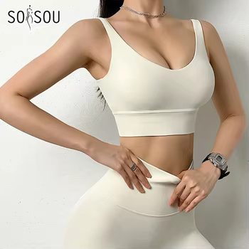 SOISOU New 2 Piece/set Tracksuits Women's Yoga Set Sports Suit Women Lounge Wear Crop Tops Sexy Women Leggings 14 colors 1