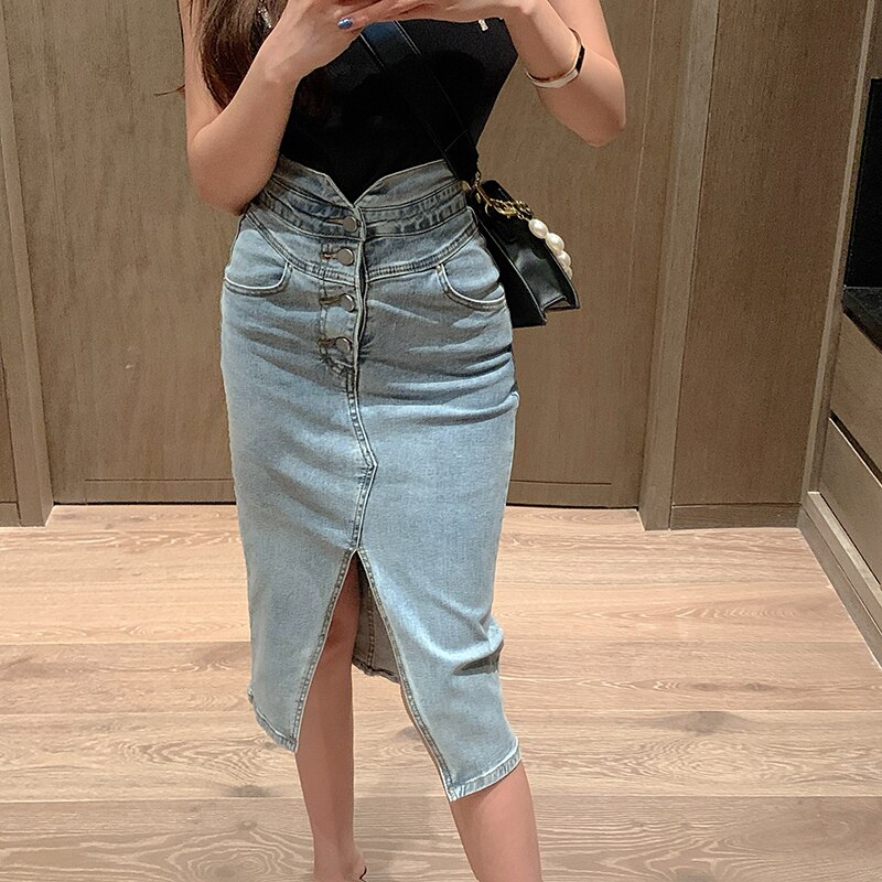 Denim Skirts & Shorts