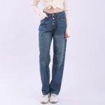 Women’s Jeans 2021 High Waist Mom Wide Leg Pants New fashion vintage Blue Straight Pants Oversize Overalls Loose Ladies Pants 2