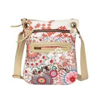 Wholesale Original 2021 Spain .desigual Women's Bag Printed beaded retro hand bill of lading shoulder cross women's bag（11） 1
