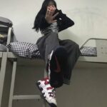 Women Jeans Vintage Adjustable High Waist BF Oversize Wide Leg Trousers Autumn New Ins All-match Streetwear Retro Korean Chic 3