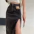 2024 Autumn Maxi Jeans Skirt Women Denim Long Skirts Female Long Korean Summer Vintage Maxi Skirt Sexy Side Split Denim Skirt Fa 1