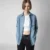 Zadig Denim Blouse Dames Pocket Embroidered Denim Shirts Casual Turn-Down Collar Long Sleeve Bolouses Chic Button Loose Shirt 1