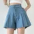 High Waist Casual Denim Shorts Women New Arrival 2024 Summer Korean Style Solid Color Basics Female Short Jeans W1712 1