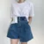 Loose Jeans Short Double Buttons Korean Style 7