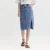 Semir Women Denim Skirt High-Waisted Medium-Length Skirt Vintage 2024 New Arrival Summer Skirt Women 1